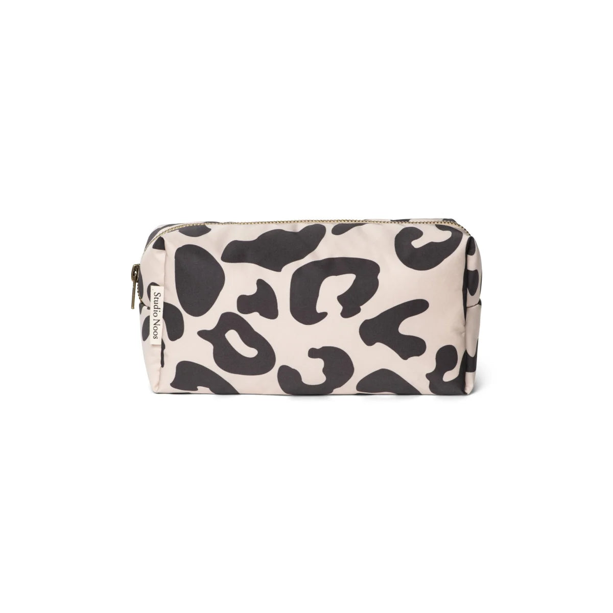 Studio Noos Puffy Necessaire in Holy Cow mit Leopardenmuster