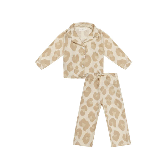 Leevje Pyjama Set 'leo' aus Flanell
