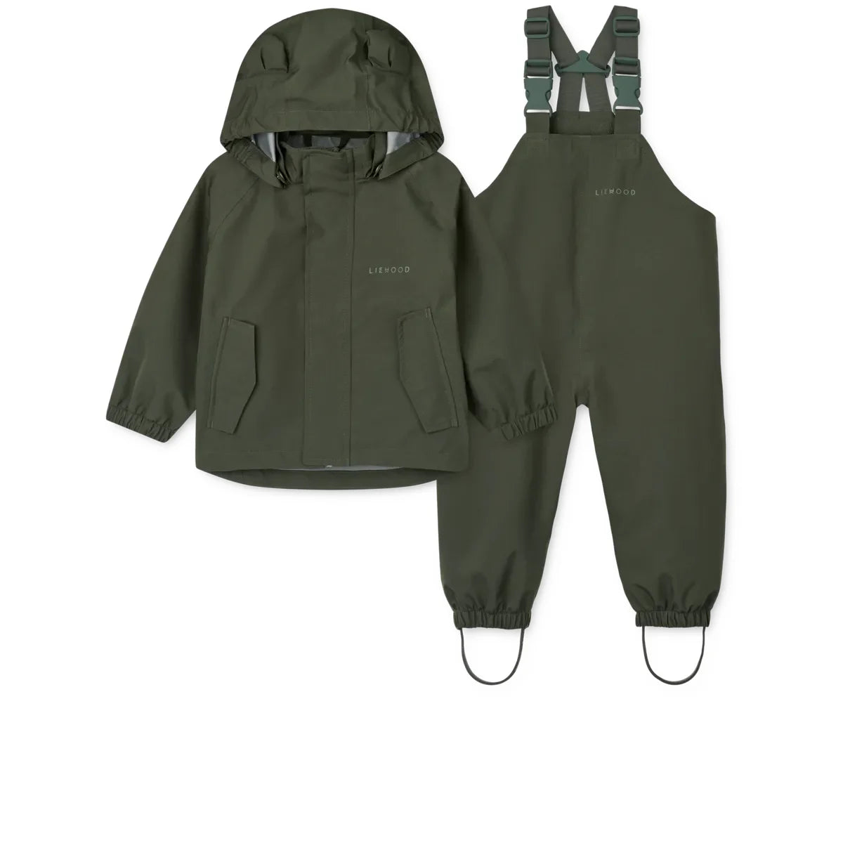 LIEWOOD Regenbekleidungsset Manu in Hunter green