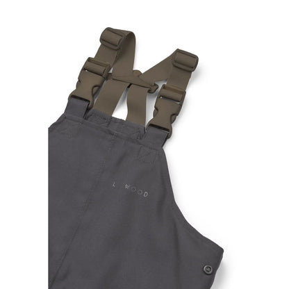 Liewood Regenbekleidungsset Manu in hunter green recyceltem Polyester