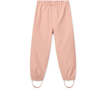Weiches rosa Regenbekleidungsset PEDIA Liewood aus recyceltem Polyester