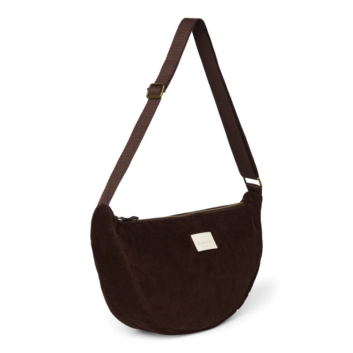 Rib Puffy Adult Fanny Pack | Dark Brown