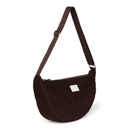 Rib Puffy Adult Fanny Pack | Dark Brown