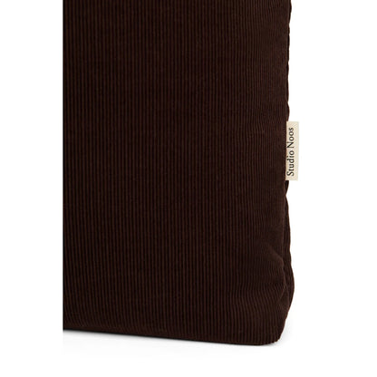 Rib Puffy Mom Bag | Dark Brown