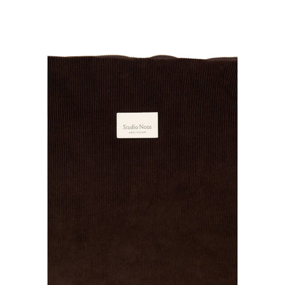 Rib Puffy Mom Diaper Bag | Dark Brown