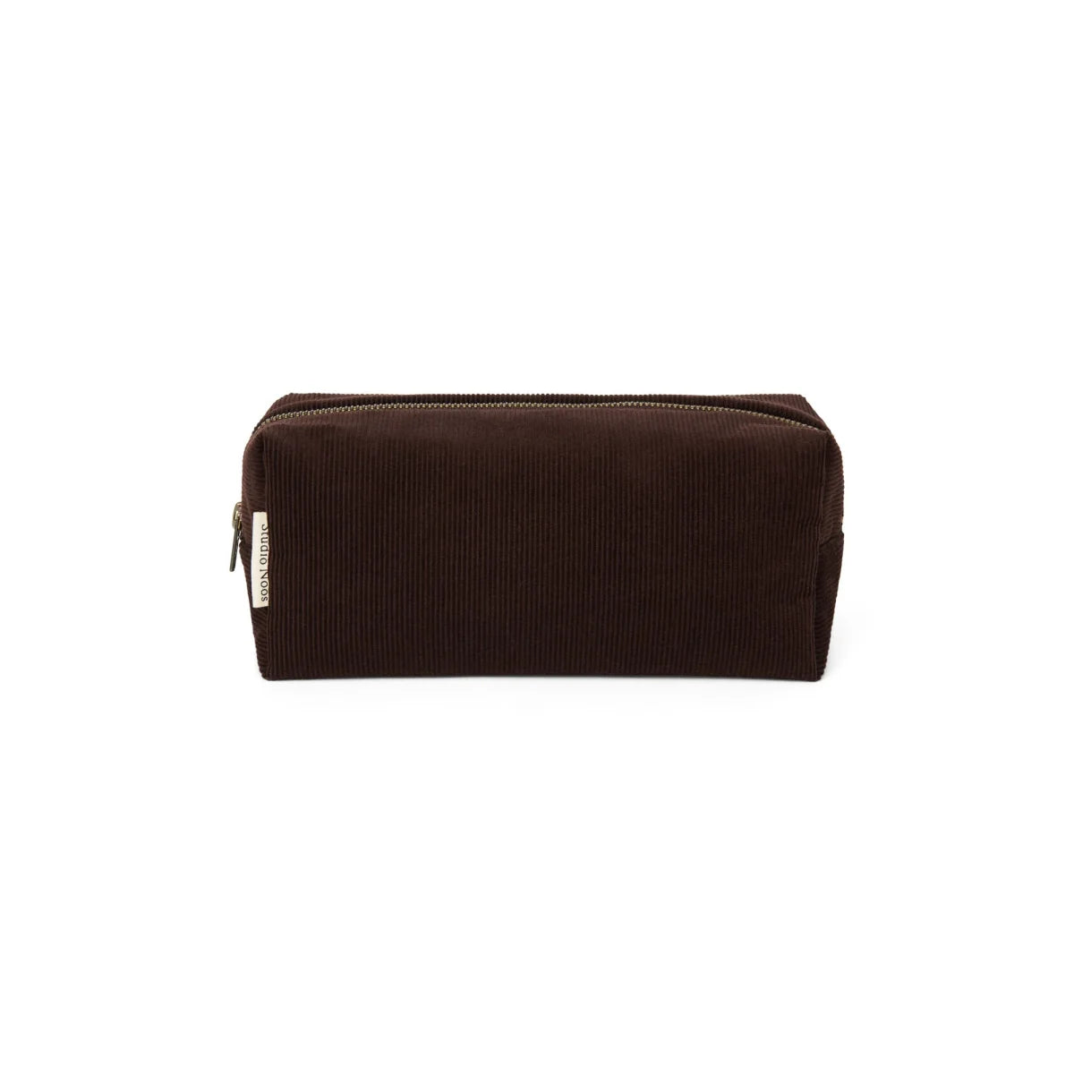 Pochette Rib Puffy | Marron foncé