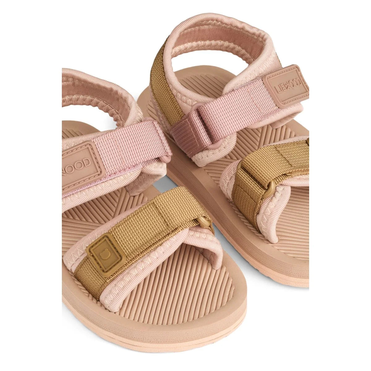 Pink and tan toddler sandals from the Sandalen Monty Rose mix collection