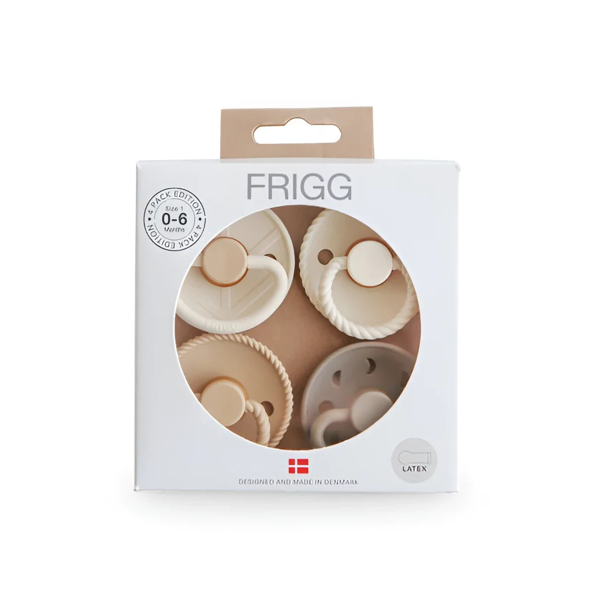 Frigg Schnuller Latex 4-Pack in Crystal Sparkle