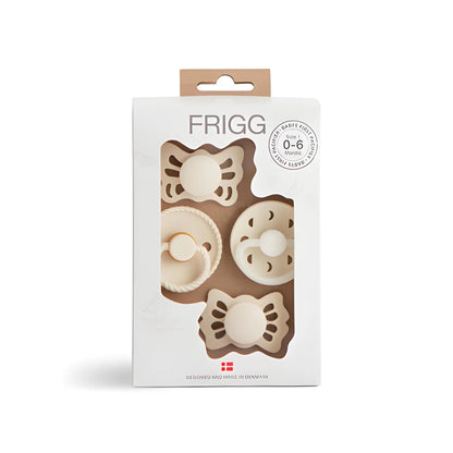 Frigg Schnuller Moonlight Sailing 4-Set in Cream