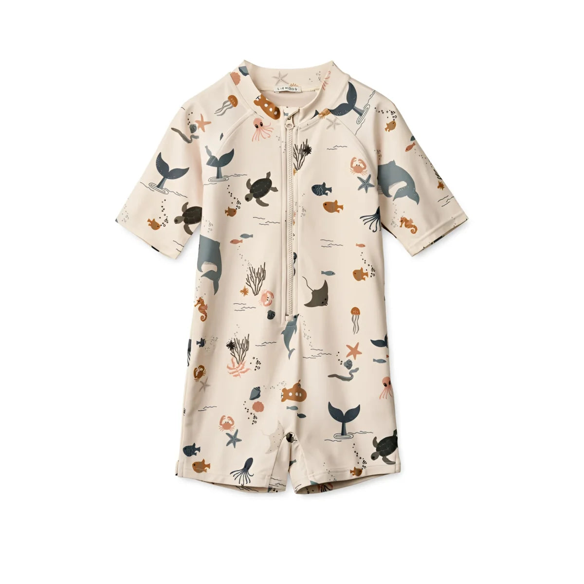 LIEWOOD Schwimm-Jumpsuit Max in Sea Creature Sandy