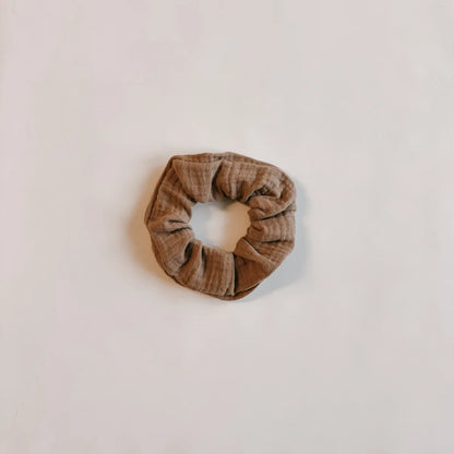 FRICKZACK Scrunchie Musselin in Kakao