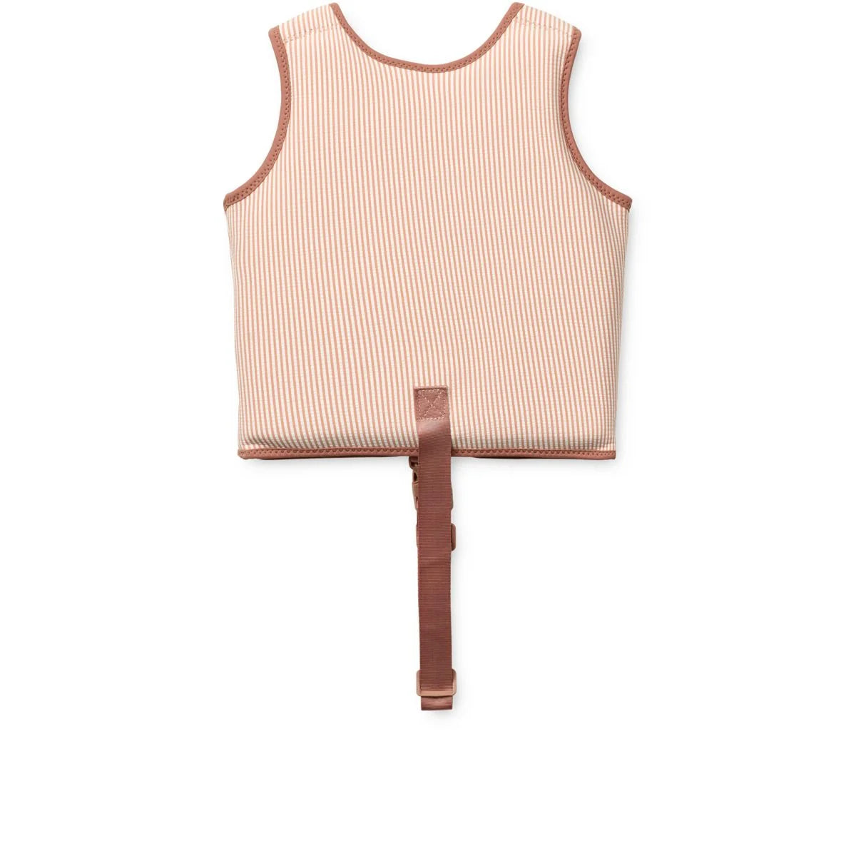 Seersucker Schwimmweste Dove Streifen Pale Tuscany Creme de la Creme, hellrosa-creme