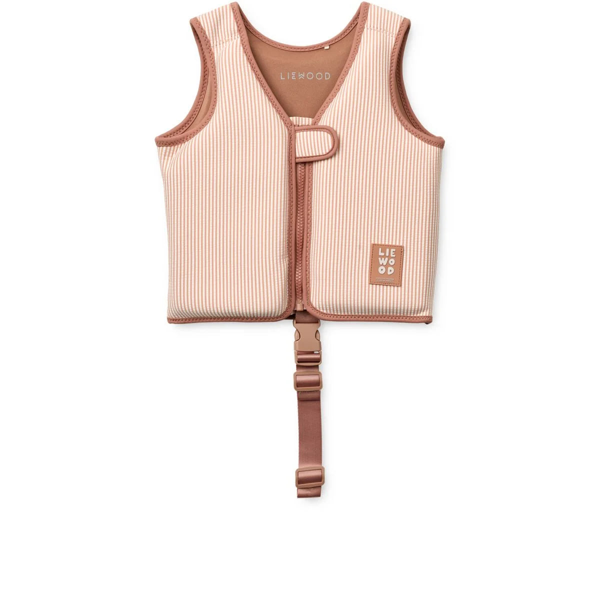 Seersucker Schwimmweste Dove Streifen Pale Tuscany Creme de la Creme Liewood