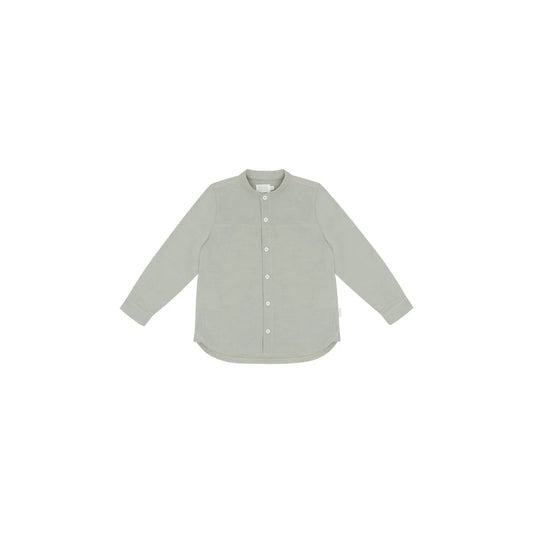 Leinen-Optic Hemd Soft Green