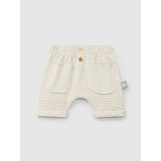 Gestreifte Babyhosen mit Knopfdetails aus der Kollektion Shorts
