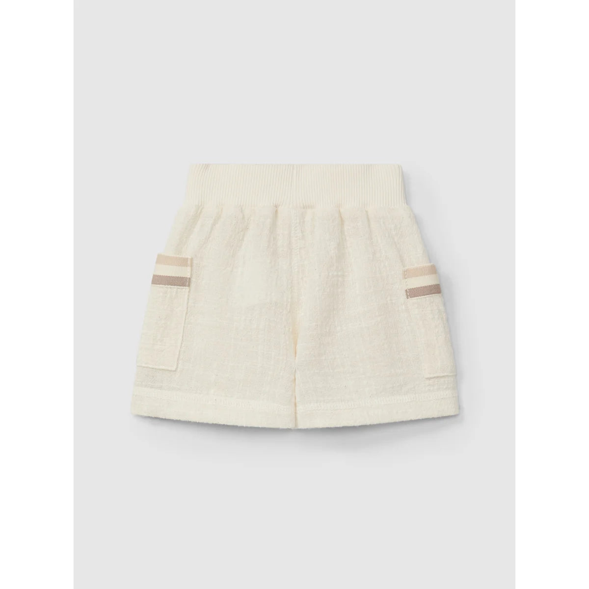 Beige Shorts mit Taschen aus der Kollektion Shorts | natur ungefärbt