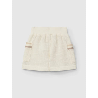 Beige Shorts mit Taschen aus der Kollektion Shorts | natur ungefärbt