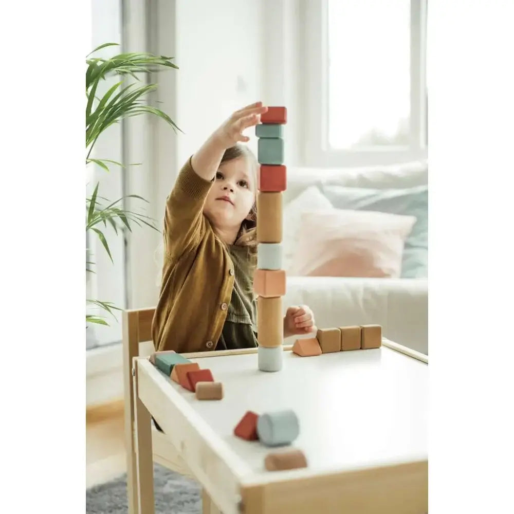 Mattoncini in sughero Korko Small Architects da Littlies + mums