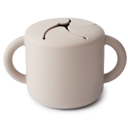 Mushie Snack Becher in Ivory