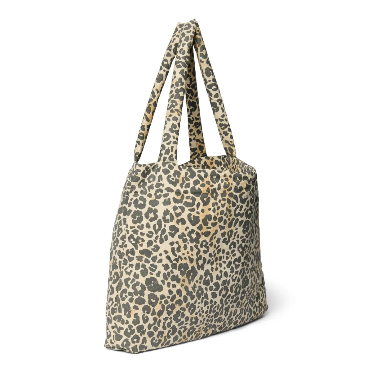 Leopardmuster Baumwolltasche namens Soft Cotton Mom Bag Leopard auf Produktbild