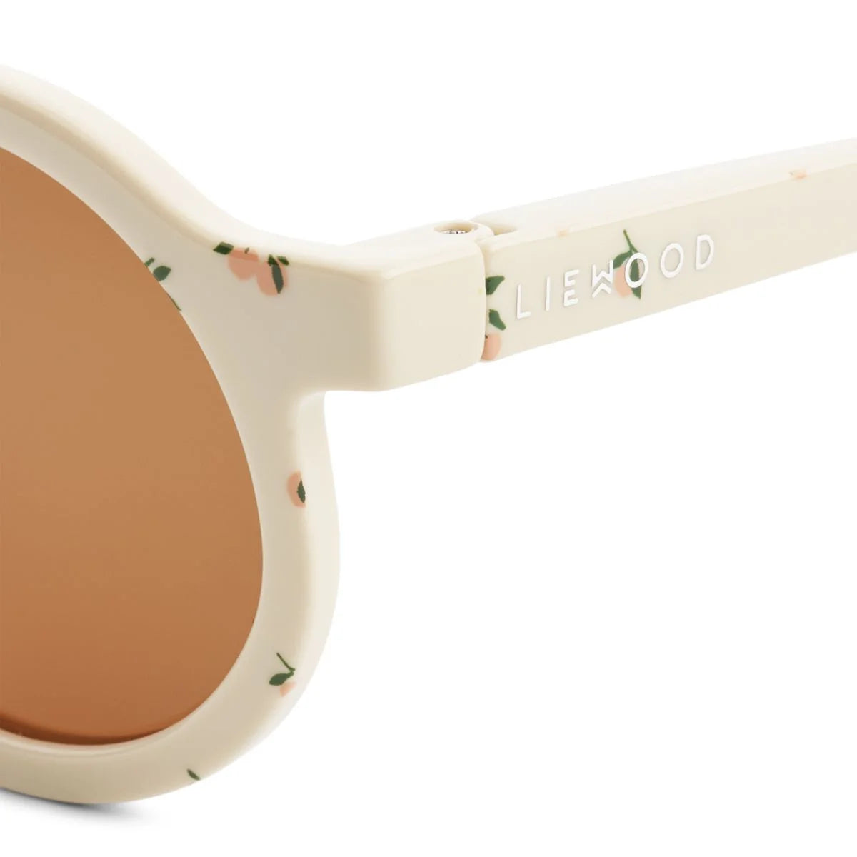 Darla Sonnenbrille für Junioren 4-10 Jahre in Pfirsich-Seashell, recyceltem Polycarbonat