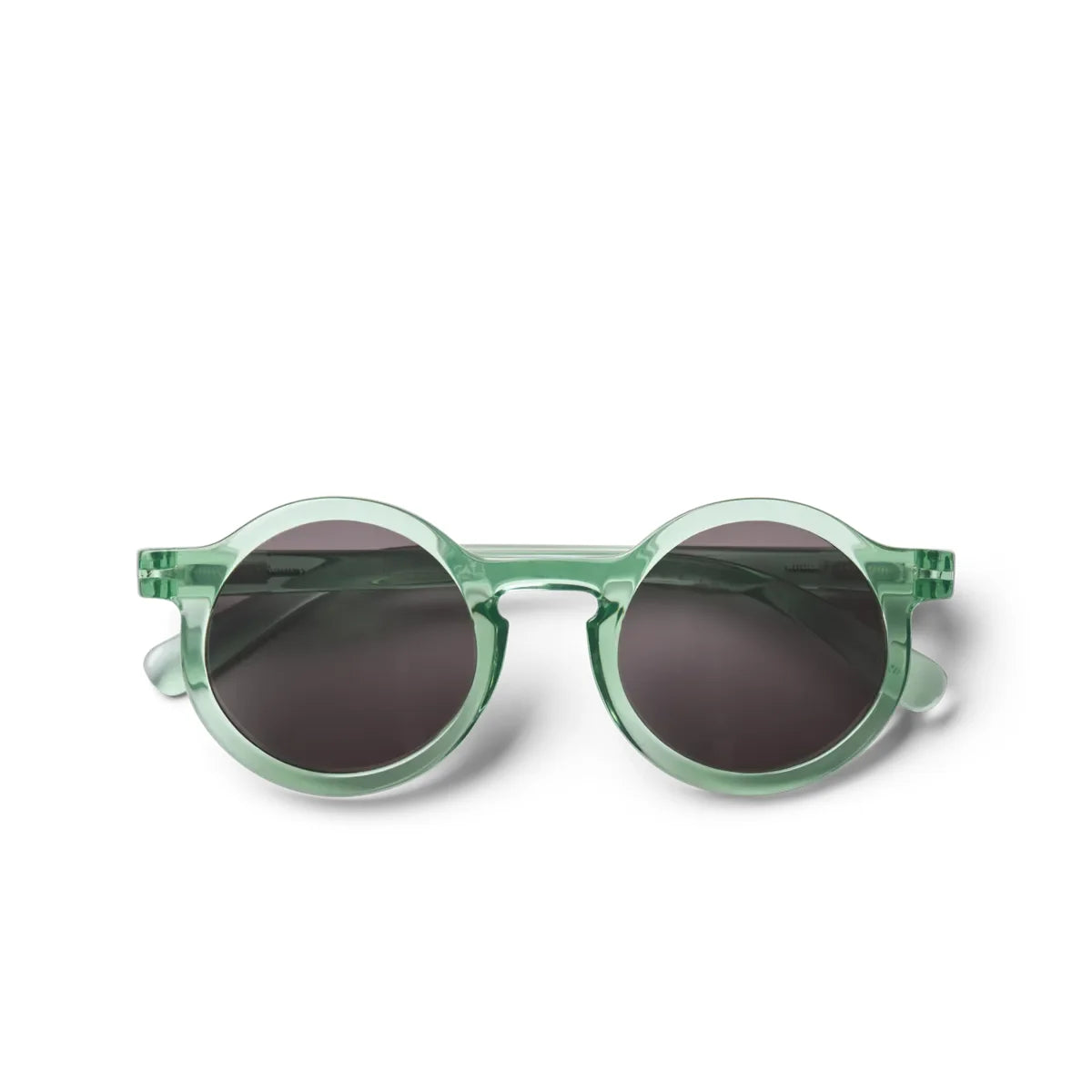 Transparente Minzgrüne DARLA Junior Sonnenbrille aus recyceltem Polycarbonat
