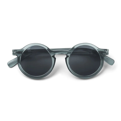 Darla Sonnenbrille Whale Blue transparent für Kinder, recyceltes Polycarbonat