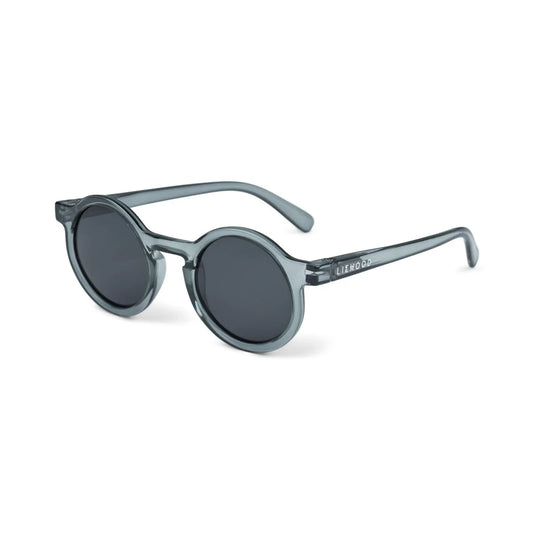 Darla Sonnenbrille für Junioren in Whale Blue transparent aus recyceltem Polycarbonat