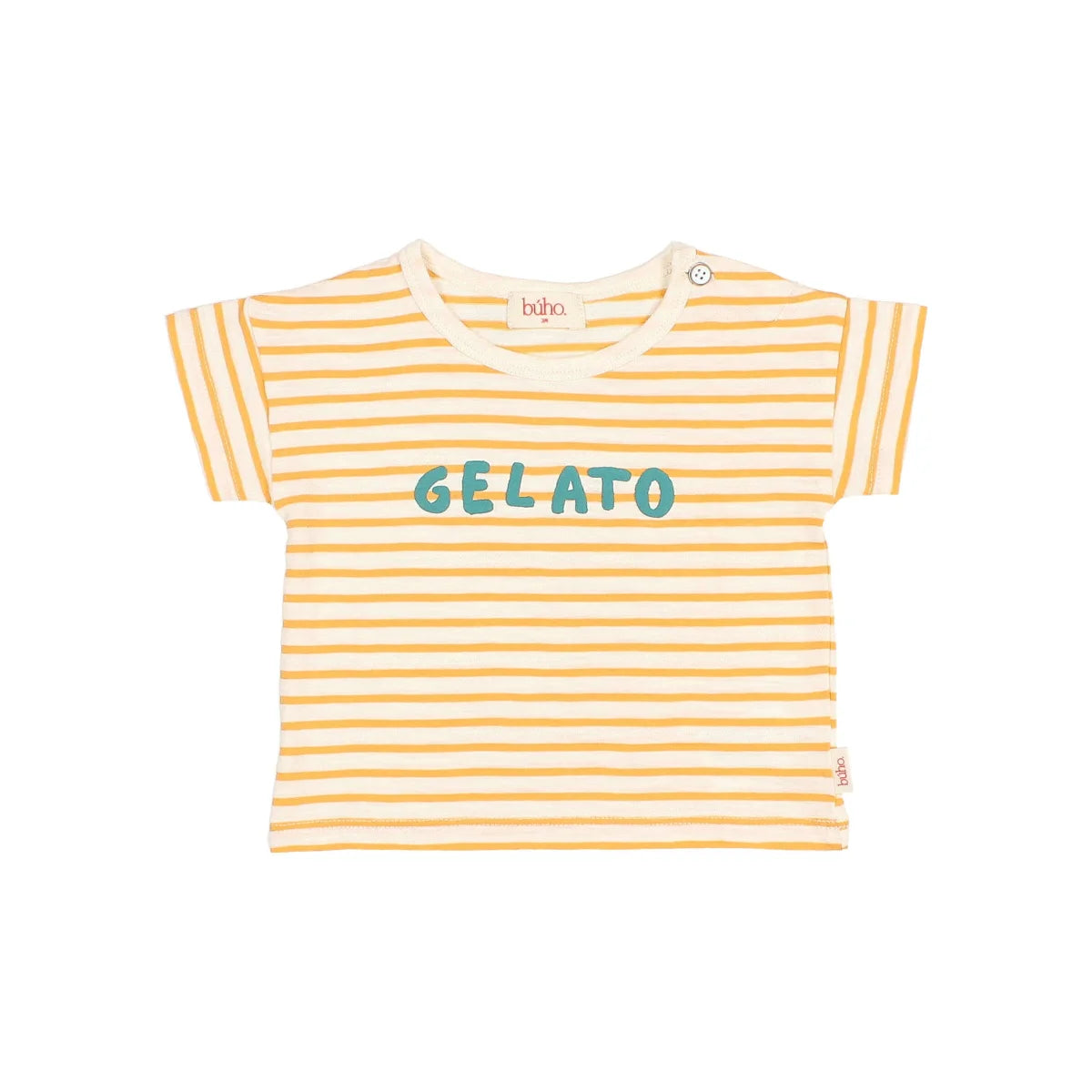 Stripes T-Shirt Sun: gelbes T-Shirt mit Streifen