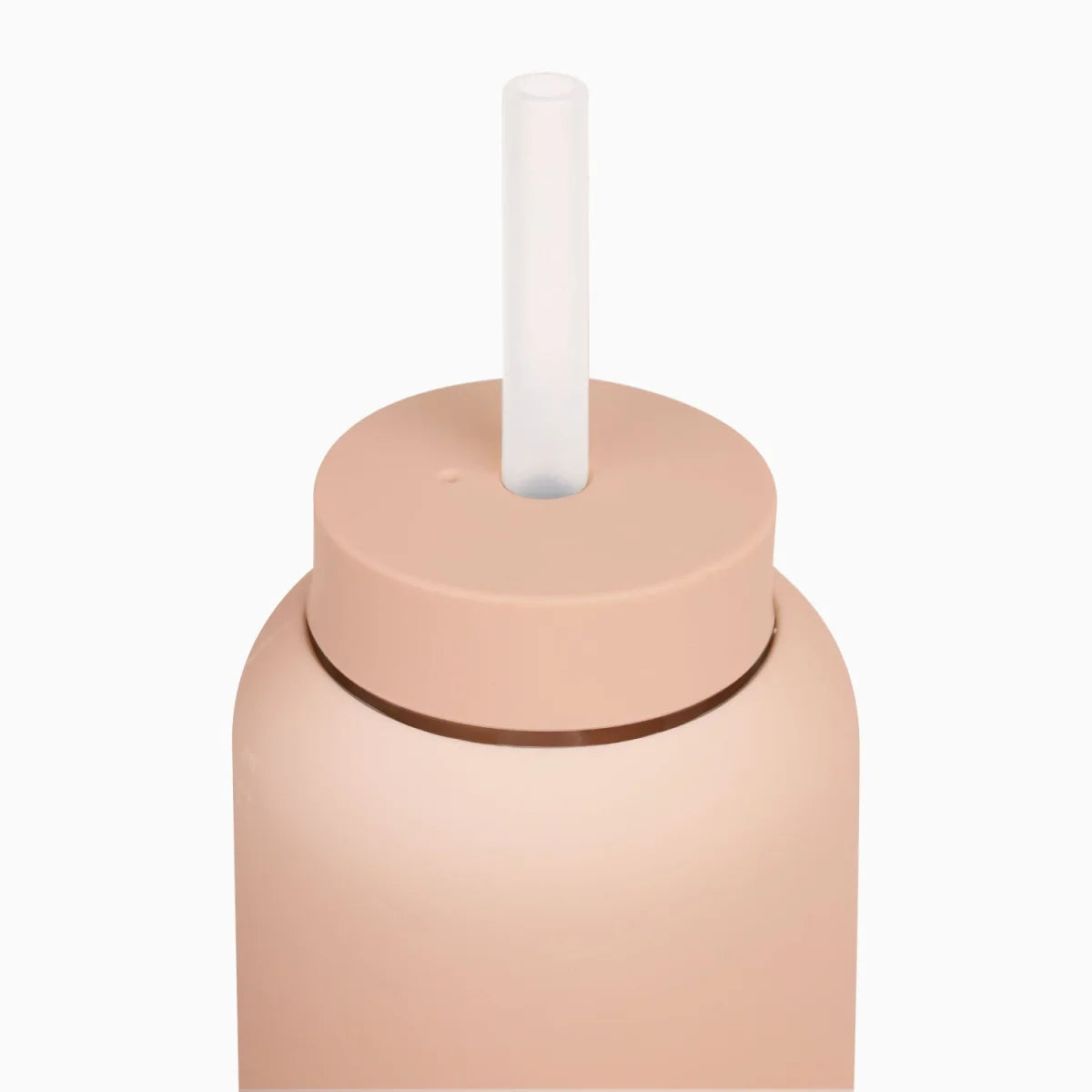 Pfirsichfarbiger Wasserflasche mit Trinkhalm und Deckel, Day Bottle Produkt