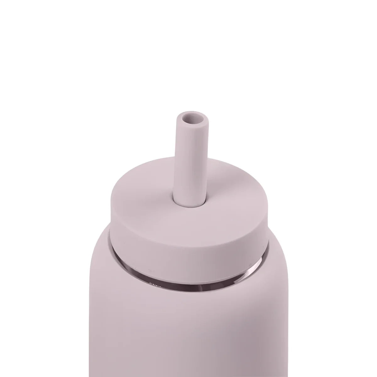 Mauve Wasserflasche mit Strohhalm und Deckel für Kinder, Produkt Strohhalm + Deckel