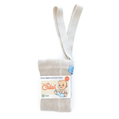 Silly Silas Strumpfhose mit Träger Footless in Cream Blend