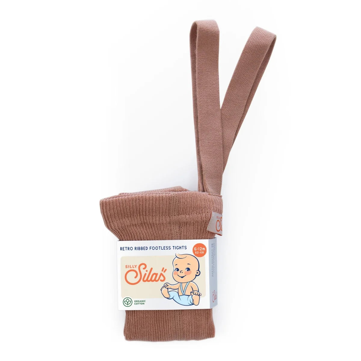 Silly Silas Strumpfhose mit Träger Footless in Light Brown