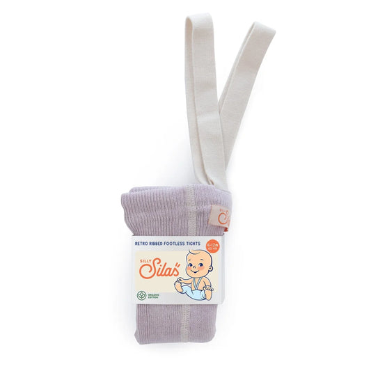 Silly Silas Strumpfhose mit Träger Footless in Creamy Lavender