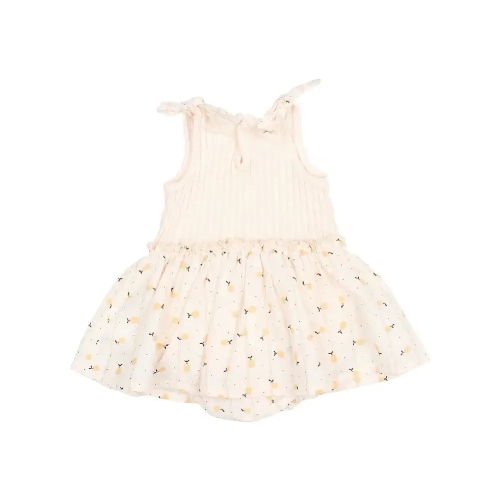 Búho Sweet Pears Combi Dress at Littlies + mums
