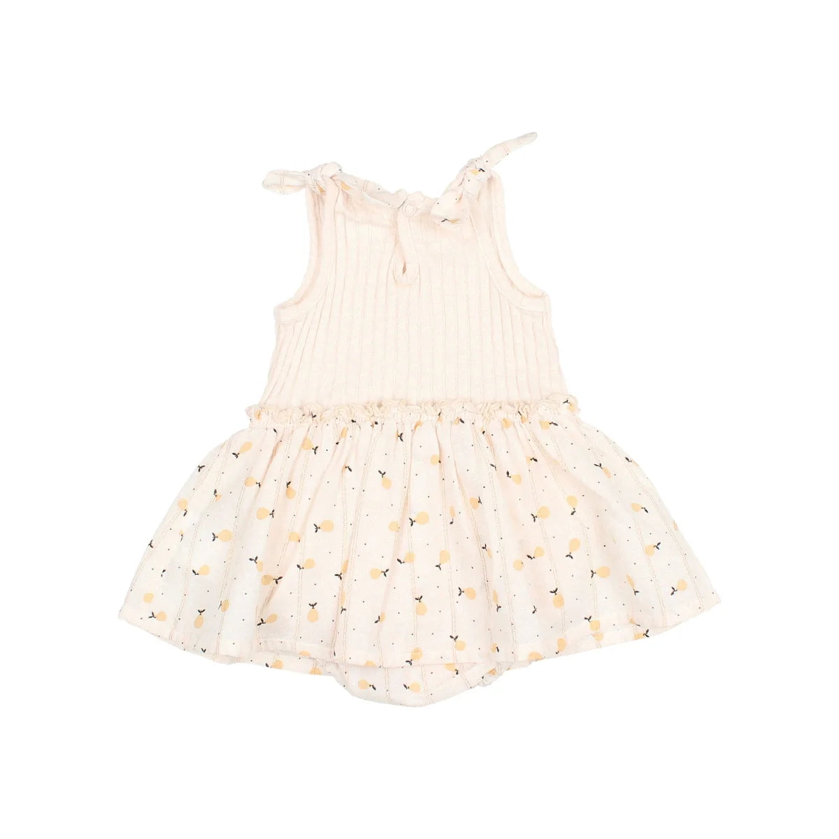 Búho Sweet Pears Combi Dress in Ivory or Sage Green