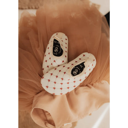Herzmuster-Ballettschuhe aus der Kollektion Lovely Roots für Schwimmsport
