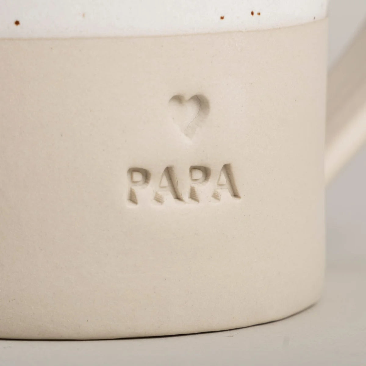 Grosse Tasse Glücksmomente 350ml Papa Herz-Ausschnitt