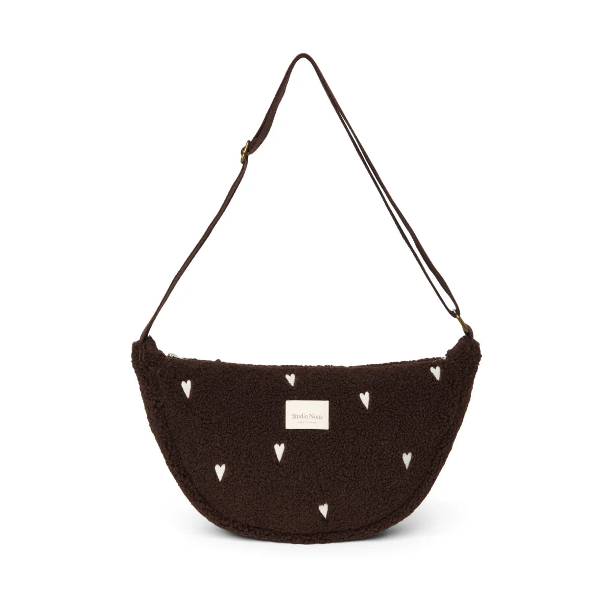 Studio Noos Teddy Adult Fanny Pack in Chocolate Hearts mit Herzmuster