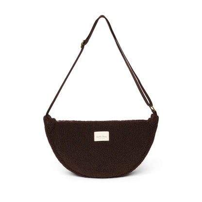 Studio Noos Teddy Adult Fanny Pack in Chocolate, schokobraune Bauchtasche