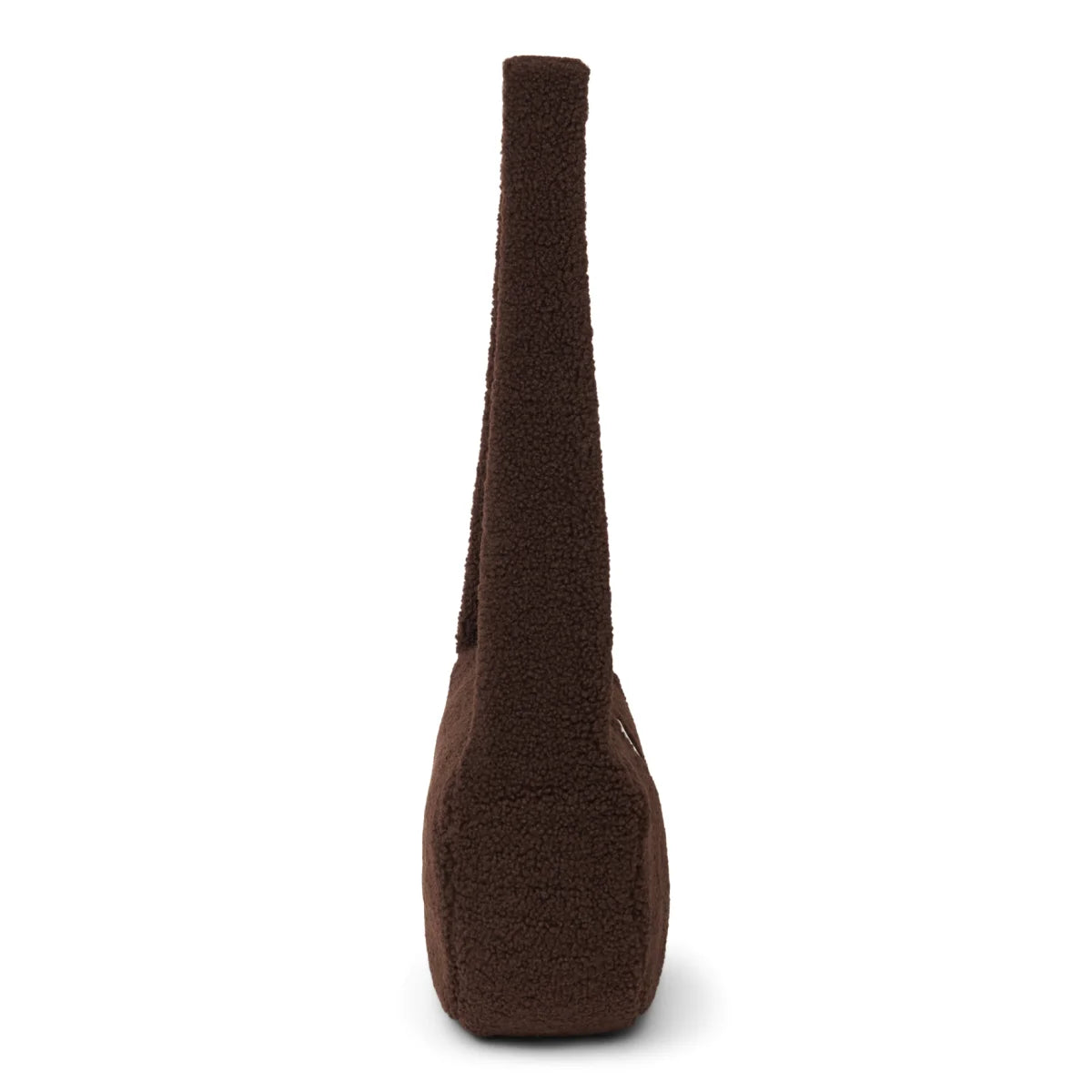 Geöffnete Teddy Mini Cross Body Bag in Chocolate