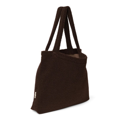 Teddy Mom Bag Chocolate von Studio Noos mit langen Henkeln
