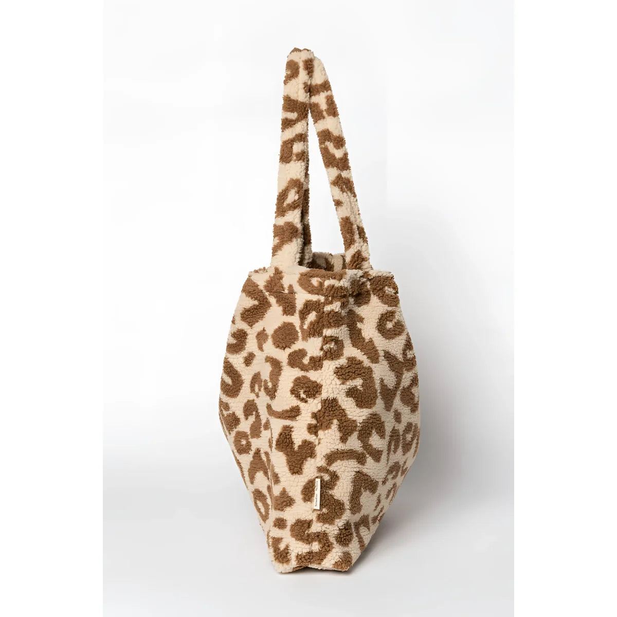 Handtasche mit Giraffenmuster im Teddy Mom Bag Ecru Leopard Design