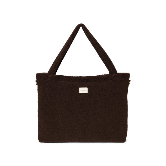Studio Noos Teddy Mom Diaper Bag in Chocolate, schokobraune Wickeltasche