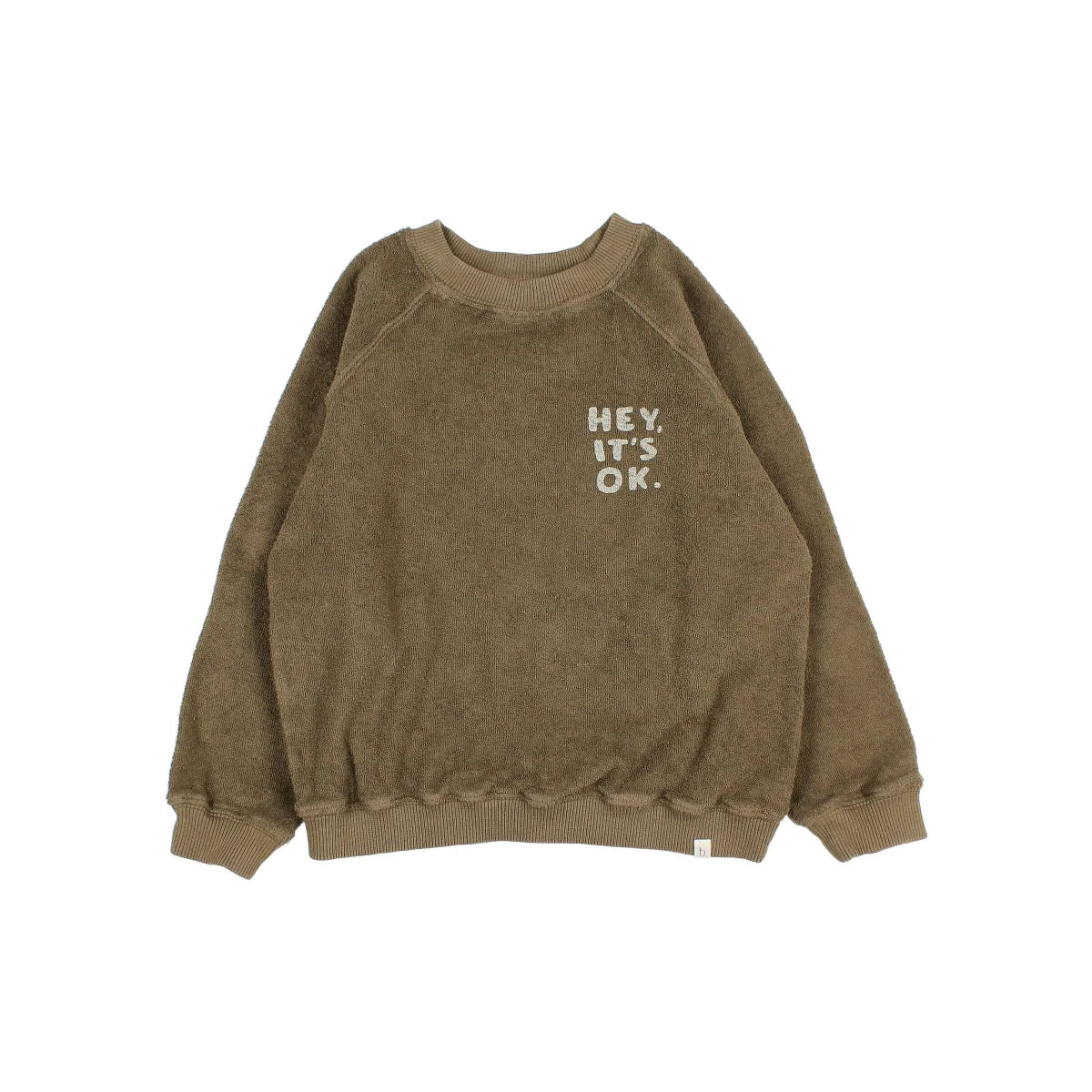 Búho Terry Sweatshirt in Kaki