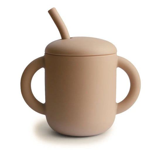 Mushie Training Cup + Straw Silicone