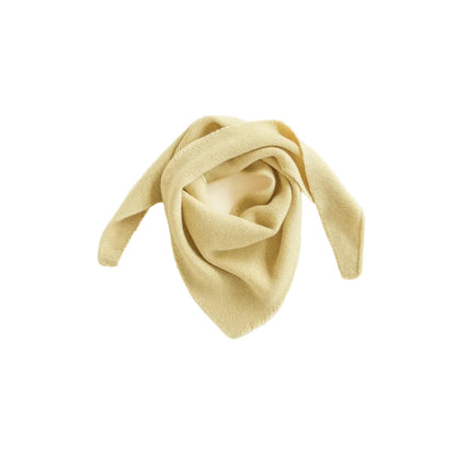 Hvid Triangle Schal Josephina in Light Yellow