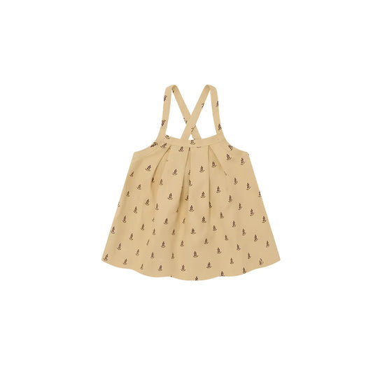Beige Tribe Skirt Lavender Bloom mit Anker-Print