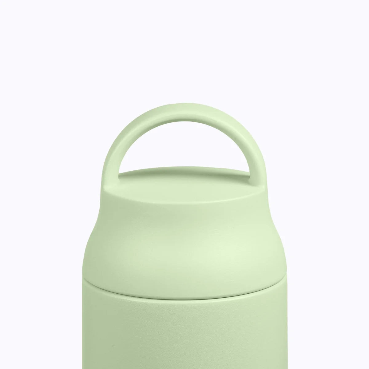 Matt mattgrüner isolierter Trinkflaschen-Tumbler mit Schraubdeckel in Matcha
