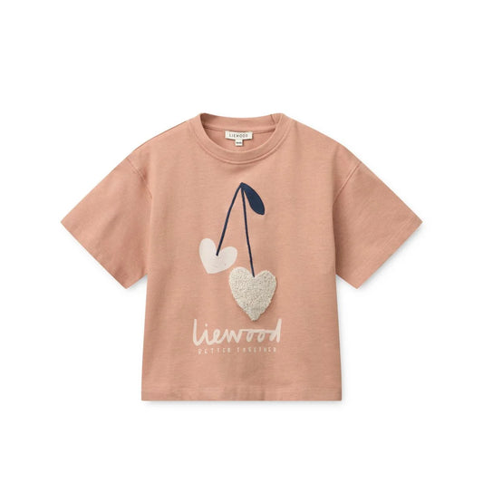 LIEWOOD Tyler Kurzarm-T-Shirt Surf in Sweethearts Pale tuscany